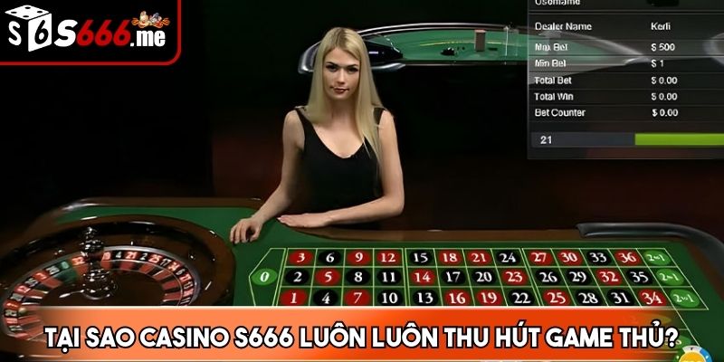 Điểm đặc biệt của casino trực tuyến là khả năng live hiện đại