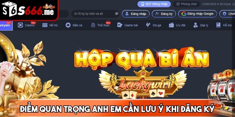 Chú ý một số điểm quan trọng để quá trình tạo tài khoản nhanh chóng